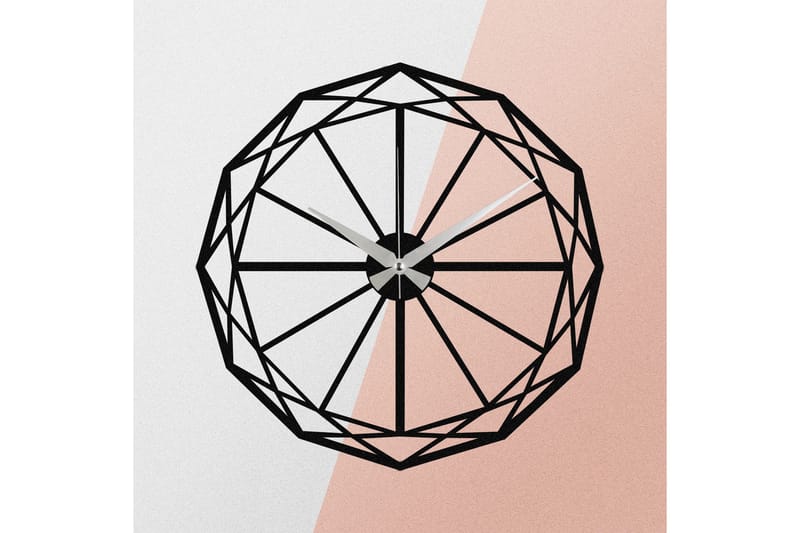 Enzoclock - S013 - Svart - Interiør - Veggdekorasjon - Klokker