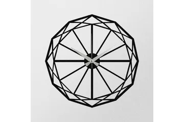 Enzoclock - S013 - Svart - Interiør - Veggdekorasjon - Klokker