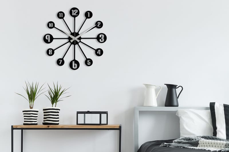 Enzoclock - S014, Svart