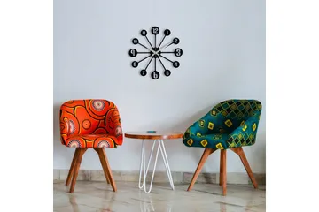 Enzoclock - S014 - Svart - Interiør - Veggdekorasjon - Klokker