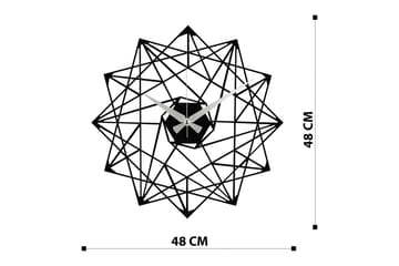 Enzoclock - S015 - Svart - Interiør - Veggdekorasjon - Klokker