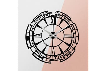 Enzoclock - S016 - Svart - Interiør - Veggdekorasjon - Klokker