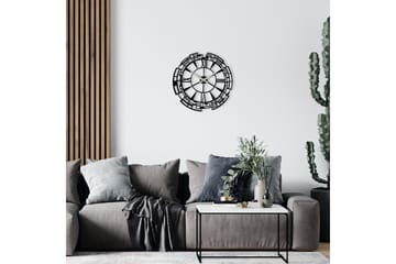 Enzoclock - S016 - Svart - Interiør - Veggdekorasjon - Klokker