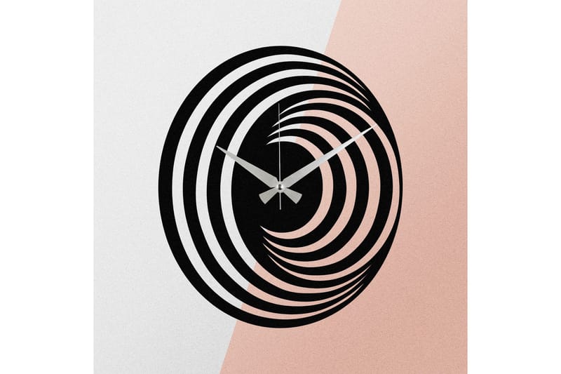 Enzoclock - S017 - Svart - Interiør - Veggdekorasjon - Klokker