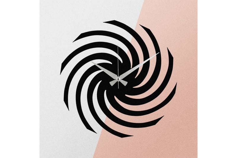 Enzoclock - S023 - Svart - Interiør - Veggdekorasjon - Klokker