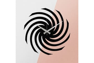 Enzoclock - S023 - Svart - Interiør - Veggdekorasjon - Klokker