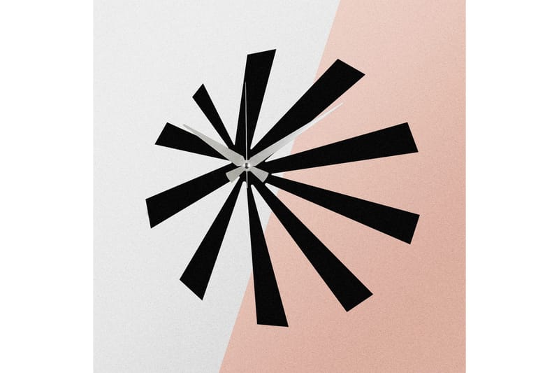 Enzoclock - S024 - Svart - Interiør - Veggdekorasjon - Klokker