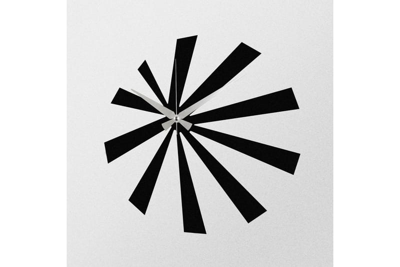 Enzoclock - S024 - Svart - Interiør - Veggdekorasjon - Klokker