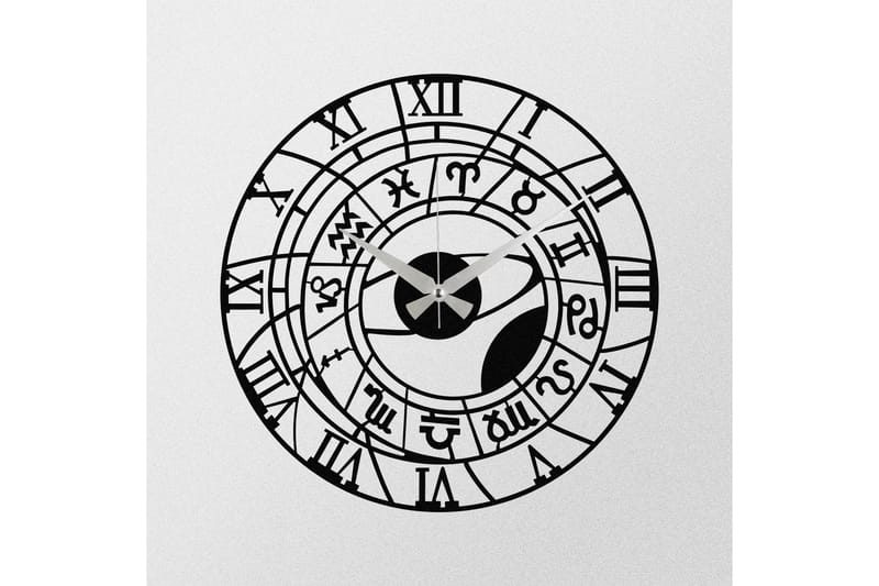 Enzoclock - S025 - Svart - Interiør - Veggdekorasjon - Klokker