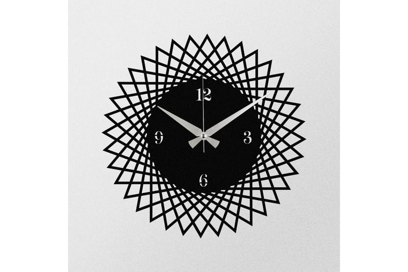 Enzoclock - S026 - Svart - Interiør - Veggdekorasjon - Klokker
