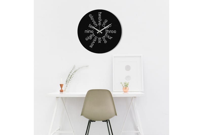 Hati - Svart - Interiør - Veggdekorasjon - Klokker