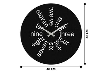 Hati - Svart - Interiør - Veggdekorasjon - Klokker