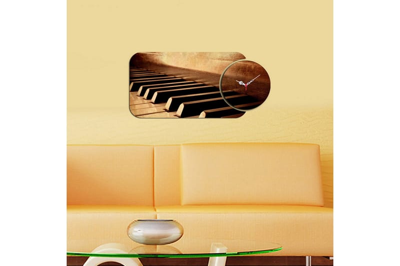 2-Deler - Flerfarget - Interiør - Veggdekorasjon - Klokker