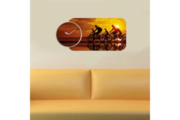 2-Deler - Flerfarget - Interiør - Veggdekorasjon - Klokker