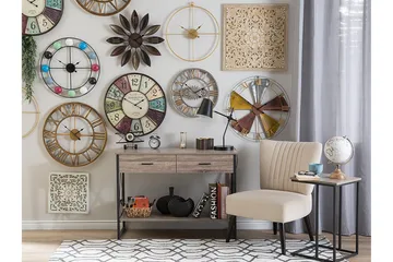 Beinwil Veggklokke 55 cm - Brun - Interiør - Veggdekorasjon - Klokker