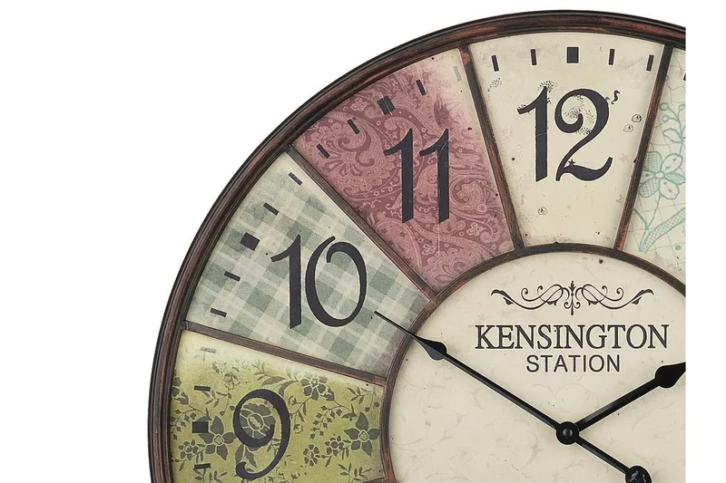 Boswil Veggklokke 59 cm - Flerfarget - Interiør - Veggdekorasjon - Klokker