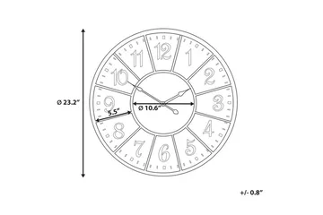 Boswil Veggklokke 59 cm - Flerfarget - Interiør - Veggdekorasjon - Klokker