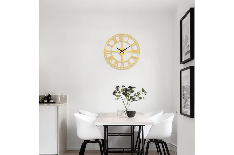 Dekorasjon Veggklokke - Gull - Interiør - Veggdekorasjon - Klokker