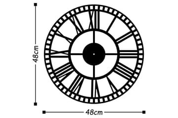 Dekorasjon Veggklokke - Svart - Interiør - Veggdekorasjon - Klokker