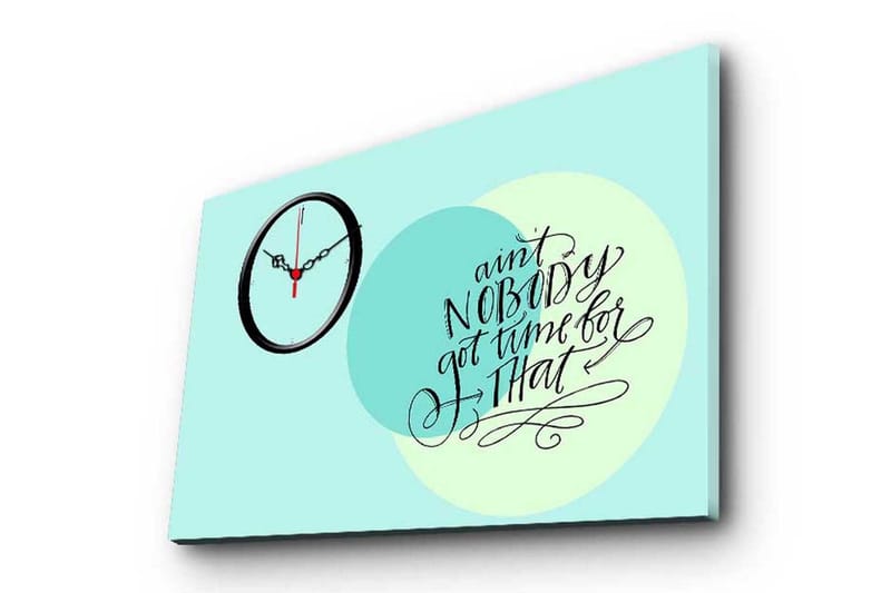 Dekorativ Canvasbilde med Klokke, Flerfarget