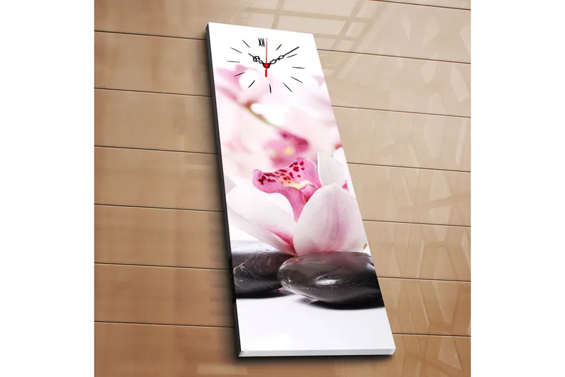 Dekorativ Canvasbilde med Klokke, Flerfarget