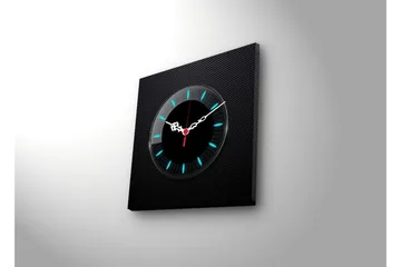 Dekorativ Canvasbilde med Klokke - Flerfarget - Interiør - Veggdekorasjon - Klokker