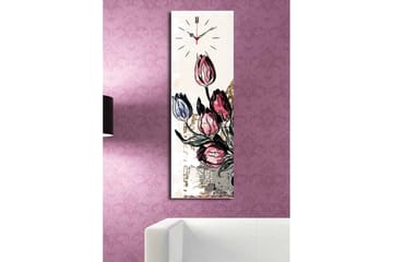 Dekorativ Canvasbilde med Klokke - Flerfarget - Interiør - Veggdekorasjon - Klokker