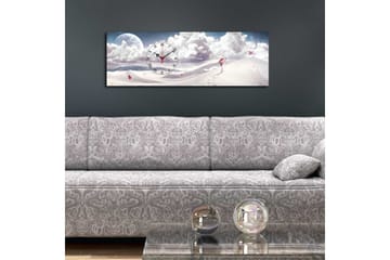 Dekorativ Canvasbilde med Klokke - Flerfarget - Interiør - Veggdekorasjon - Klokker