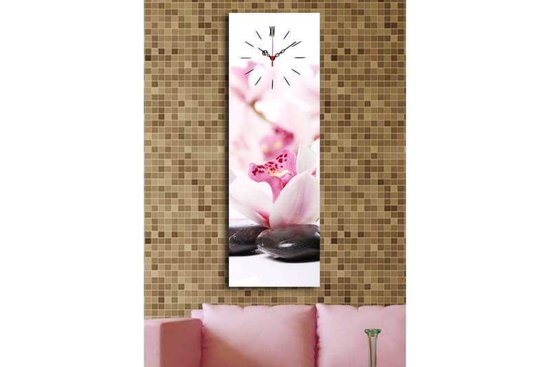 Dekorativ Canvasbilde med Klokke - Flerfarget - Interiør - Veggdekorasjon - Klokker