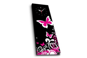 Dekorativ Canvasbilde med Klokke - Flerfarget - Interiør - Veggdekorasjon - Klokker