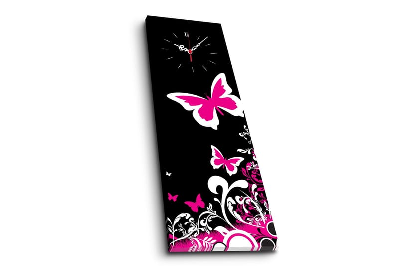 Dekorativ Canvasbilde med Klokke - Flerfarget - Interiør - Veggdekorasjon - Klokker