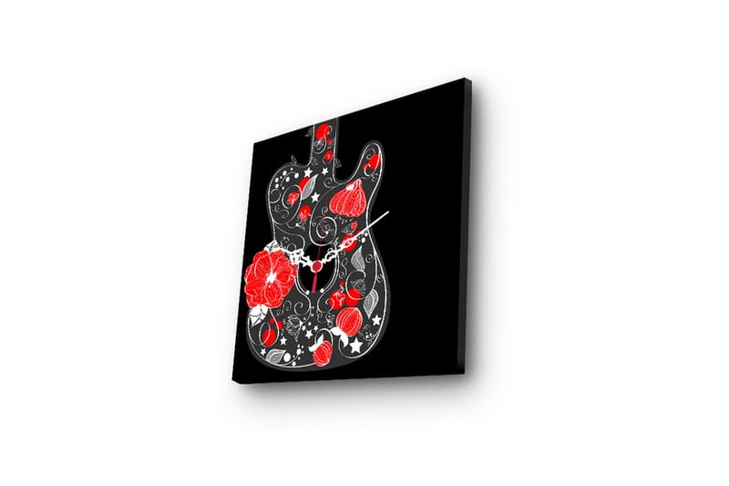 Dekorativ Canvasbilde med Klokke - Flerfarget - Interiør - Veggdekorasjon - Klokker