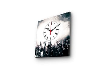 Dekorativ Canvasbilde med Klokke - Flerfarget - Interiør - Veggdekorasjon - Klokker