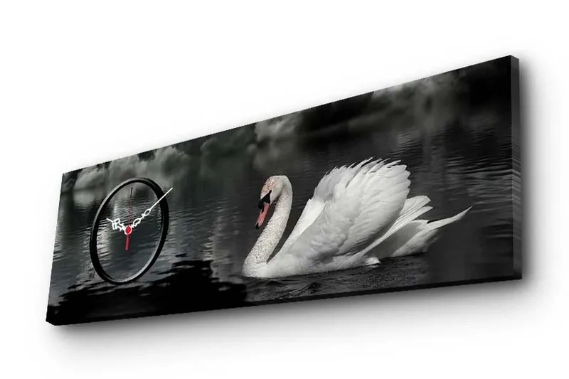 Dekorativ Canvasbilde med Klokke, Flerfarget