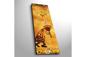 Dekorativ Canvasbilde med Klokke - Flerfarget - Interiør - Veggdekorasjon - Klokker