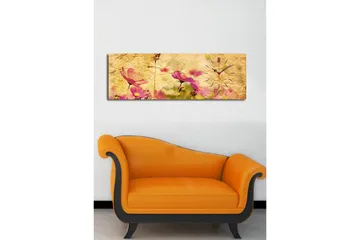 Dekorativ Canvasbilde med Klokke - Flerfarget - Interiør - Veggdekorasjon - Klokker