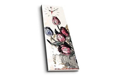 Dekorativ Canvasbilde med Klokke - Flerfarget - Interiør - Veggdekorasjon - Klokker