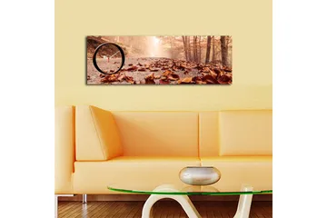 Dekorativ Canvasbilde med Klokke - Flerfarget - Interiør - Veggdekorasjon - Klokker