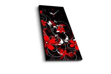 Dekorativ Canvasbilde med Klokke - Flerfarget - Interiør - Veggdekorasjon - Klokker