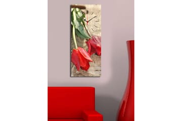 Dekorativ Canvasbilde med Klokke - Flerfarget - Interiør - Veggdekorasjon - Klokker