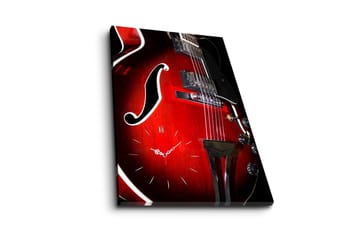 Dekorativ Canvasbilde med Klokke - Flerfarget - Interiør - Veggdekorasjon - Klokker