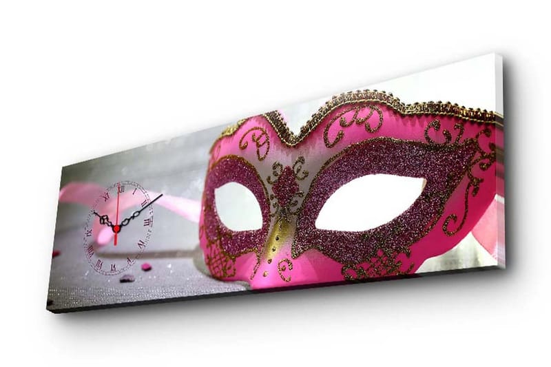 Dekorativ Canvasbilde med Klokke, Flerfarget