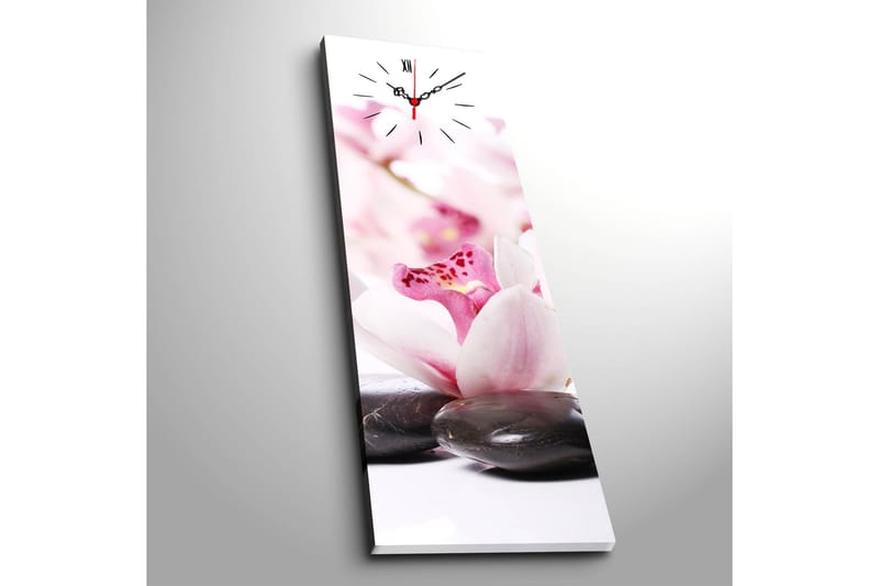 Dekorativ Canvasbilde med Klokke - Flerfarget - Interiør - Veggdekorasjon - Klokker