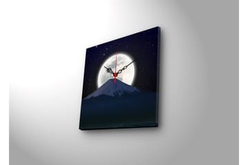 Dekorativ Canvasbilde med Klokke - Flerfarget - Interiør - Veggdekorasjon - Klokker