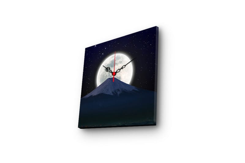 Dekorativ Canvasbilde med Klokke - Flerfarget - Interiør - Veggdekorasjon - Klokker