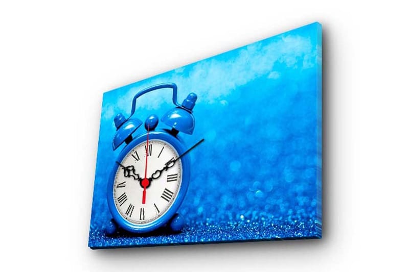 Dekorativ Canvasbilde med Klokke, Flerfarget