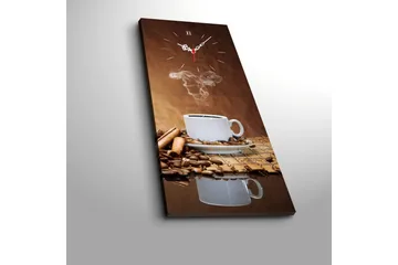 Dekorativ Canvasbilde med Klokke - Flerfarget - Interiør - Veggdekorasjon - Klokker