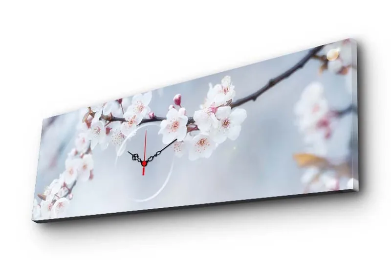 Dekorativ Canvasbilde med Klokke, Flerfarget