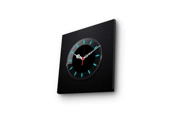 Dekorativ Canvasbilde med Klokke - Flerfarget - Interiør - Veggdekorasjon - Klokker