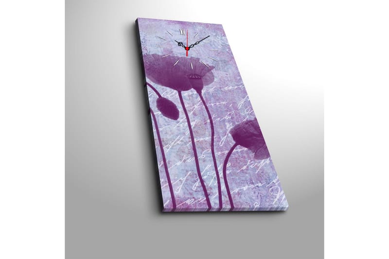 Dekorativ Canvasbilde med Klokke - Flerfarget - Interiør - Veggdekorasjon - Klokker